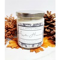 Natürliche Sojakerze Apfel Duft | 7 G Glaskerze Obst Duftkerze Geschenkidee von BowAndArrowCandleCo