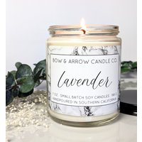 Natürliche Sojakerze Lavendel Duftkerze | 7 G Glaskerze Duft Florale Kerze Geschenkidee Für Sie Unter 20 Natürliche Sojakerze Lavendel Duftkerze | 7 G Glaskerze Duft Florale Kerze Geschenkidee Für Sie Unter 20 von BowAndArrowCandleCo