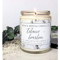 Natürliche Sojakerze Tabak & Bourbon Duft | 7 G Glaskerze Tabakkerze Maskuline Kerze Mann Geschenkidee Natürliche Sojakerze Tabak & Bourbon Duft | 7 G Glaskerze Tabakkerze Maskuline Kerze Mann Geschenkidee von BowAndArrowCandleCo