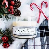 Pfefferminze Vanille Duft 15 G Sojakerze | Winterkerze Kerze Doppeldocht Geschenkidee Vanillekerze Weihnachtskerze von BowAndArrowCandleCo