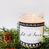 Pfefferminze Vanille Duft 7 G Sojakerze | Winterkerze Sojawachs Geschenkidee Vanillekerze Weihnachtskerze von BowAndArrowCandleCo