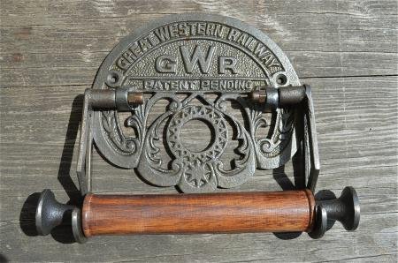 Beautiful Replica CAST Iron Great Western Railway Toilet ROLL Holder GWR Train by Bowley & Jackson von Bowley & Jackson