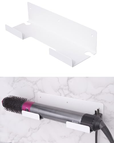 Bowyune Glätteisen Halterung, Dyson Airwrap Halterung Ohne Bohren Dyson Halterung Airwrap für Glättbürste Halterung Glätteisen für Bad Wandhalterung Dyson Airwrap für das Badezimmer von Bowyune
