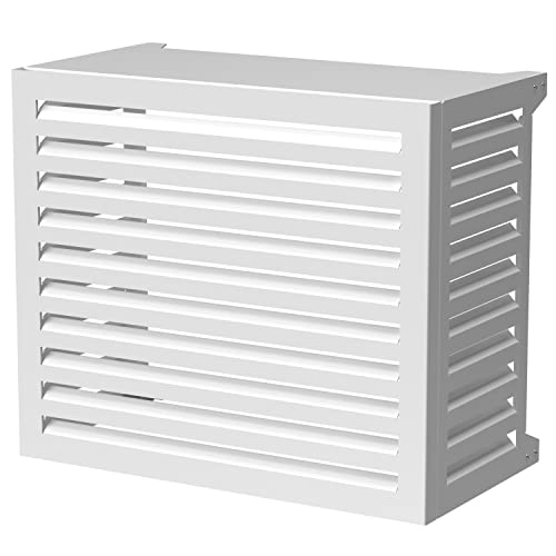Box Air Klima Abdeckung Für Klimaanlage Cover Clima Blade - Schutzgitter für Klimaanlagen und Wärmepumpen (Weiß, Medium) von Box Air Klima