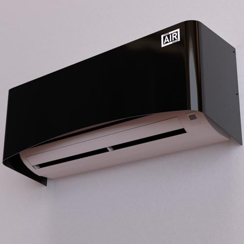Box Air Klima Splitabdeckung für Klimaanlage Split Cover - Verbirgt den Split und respektiert das Design Ihres Hauses (Schwarz, S) von Box Air Klima