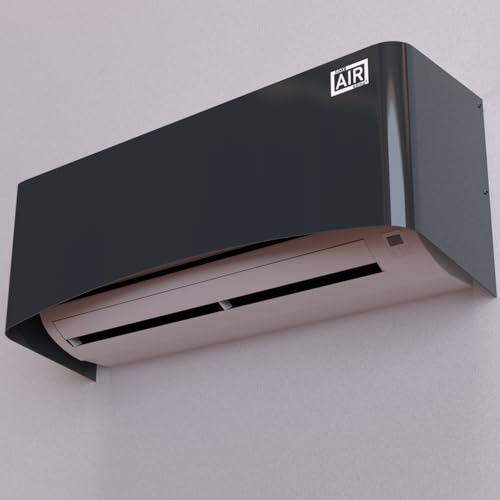 Box Air Klima Splitabdeckung für Klimaanlage Split Cover - Verdeckt den Split und respektiert das Design Ihres Hauses (Anthrazit, L) von Box Air Klima