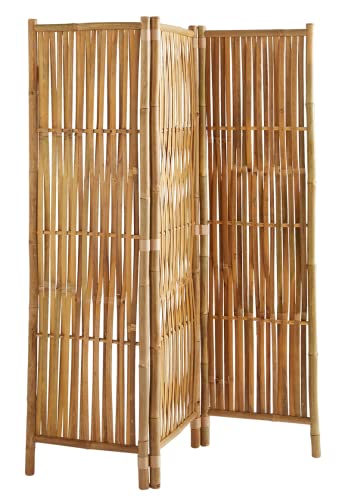 Box and Beyond - Paravent - 160 x 139 cm - Raumteiler aus naturbelassenem Bambus - 3-Panel-Paravent - Paravent Schlafzimmer, Wohnzimmer - Trennwand, herausnehmbar Box and Beyond - Paravent - 160 x 139 cm - Raumteiler aus naturbelassenem Bambus - 3-Panel-Paravent - Paravent Schlafzimmer, Wohnzimmer - Trennwand, herausnehmbar von Box and Beyond