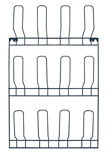 Box and Beyond Schuhregal, Metall, grau, 6cm x 44cm x 72cm von Box and Beyond