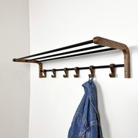 Moderne Wand Garderobe Für Eingangsbereich | Flur Holzkleiderhaken Mit Ablage Kleiderbügel Aus Holz Und Metall Moderne Wand Garderobe Für Eingangsbereich | Flur Holzkleiderhaken Mit Ablage Kleiderbügel Aus Holz Und Metall von BoxWoodStore