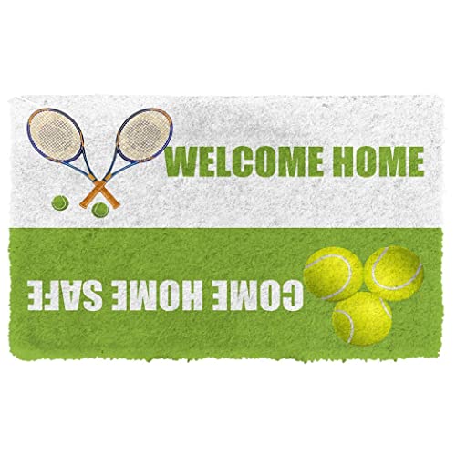 Boxbit fußmatte innen außen fussmatte Individuelle Fußmatte „Tennis Welcome Home“. deko Wohnzimmer Zimmer deko von Boxbit