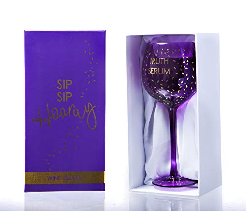 Boxer Gifts GWO702 Truth Serum Opulent Wine Glass, Glas, Clear von Boxer Gifts