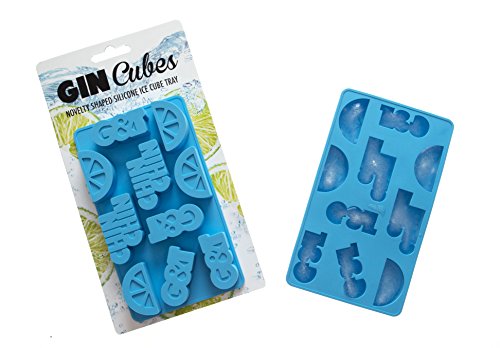 Boxer Gifts Gin Cubes lustige Eisform perfekt für Partys | Silikonform leicht zu lösen, OT2071, Blau von Boxer Gifts