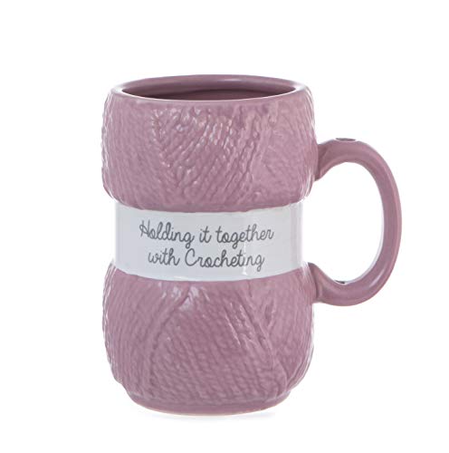 Boxer Gifts Holding It Together with Crotcheting Novelty Mug | Realistic Yarn Detailing | Funny Crochet Themed Gift for Her, Pink Boxer Gifts Holding It Together with Crotcheting Novelty Mug | Realistic Yarn Detailing | Funny Crochet Themed Gift for Her, Pink von Boxer Gifts