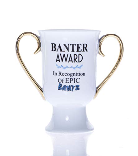 Boxer Gifts MU3095 Banter Award Novelty Trophy Mug | Funny Secret Santa Gift for Friends and Colleagues, Ceramic, 10 Ounces von Boxer Gifts
