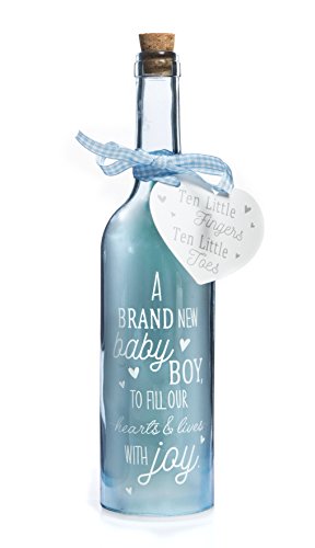 Boxer Gifts SB1126 Leuchtende Starlight-Flasche für Neugeborene, schönes Geschenk für Zuhause, Dekoration für Baby-Schlafzimmer, Blue Boxer Gifts SB1126 Leuchtende Starlight-Flasche für Neugeborene, schönes Geschenk für Zuhause, Dekoration für Baby-Schlafzimmer, Blue von Boxer Gifts