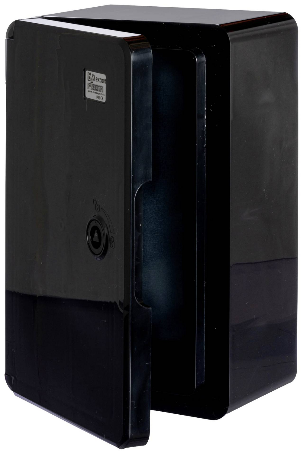 Boxexpert Wandschrank Gehäuse Installationsgehäuse Fleet Schwarz 300x200x130mm B-Ware von Boxexpert