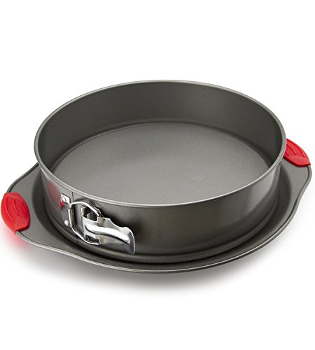 Boxiki Kitchen 10 Zoll Antihaft-Springform, Professionelle Springform und Käsekuchen-Backform, Auslaufsichere Kuchenform mit Silikongriffen Boxiki Kitchen 10 Zoll Antihaft-Springform, Professionelle Springform und Käsekuchen-Backform, Auslaufsichere Kuchenform mit Silikongriffen von Boxiki Kitchen