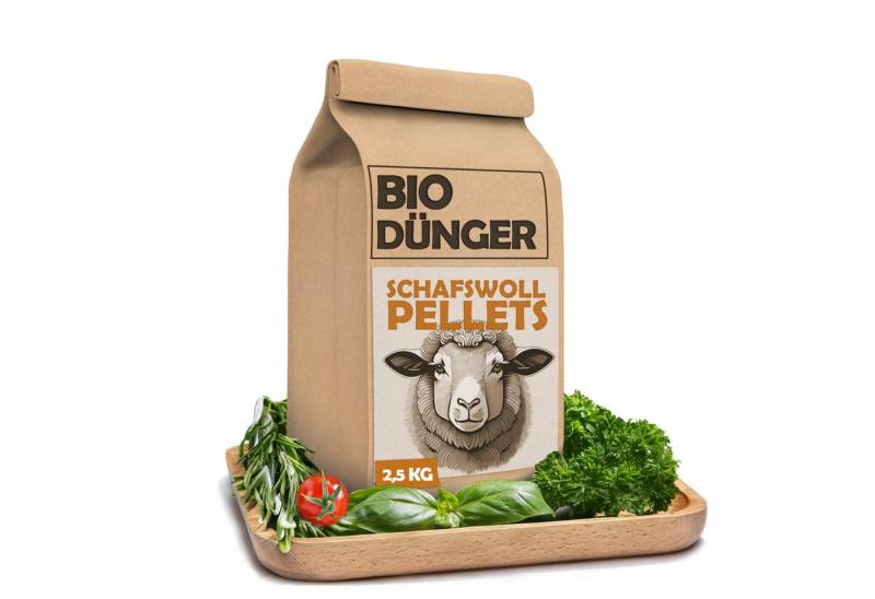 Boxolutions Pflanzendünger WollGold Schafwollpellets Dünger, Pellets, 2,5 kg von Boxolutions