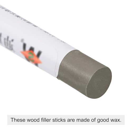 Boxonly Holzwachspachtelstäbchen für Möbel, schnelle Reparatur, Wachsmalstifte für Kratzer, Risse und Löcher auf Laminat, Boden, Tisch, Schrank und Tür, Dunkelgrau, 2 Stück Boxonly Holzwachspachtelstäbchen für Möbel, schnelle Reparatur, Wachsmalstifte für Kratzer, Risse und Löcher auf Laminat, Boden, Tisch, Schrank und Tür, Dunkelgrau, 2 Stück von Boxonly
