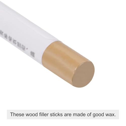 Boxonly Holzwachspachtelstäbchen für Möbel, schnelle Reparatur, Wachsmalstifte für Kratzer, Risse und Löcher auf Laminat, Boden, Tisch, Schrank und Tür, Hellbeige, 2 Stück Boxonly Holzwachspachtelstäbchen für Möbel, schnelle Reparatur, Wachsmalstifte für Kratzer, Risse und Löcher auf Laminat, Boden, Tisch, Schrank und Tür, Hellbeige, 2 Stück von Boxonly