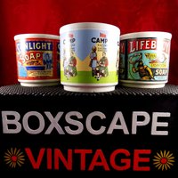 Vintage Werbebecher, Sonnenlicht Seifenbecher, Camp Kaffeebecher, Rettungsring Seife von BoxscapeVintage