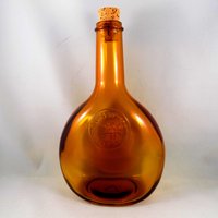Vintage Whitzen Nj Glasflasche, Bar Dekor, Braune Glaskaraffe, Hergestellt in Den Usa von BoxscapeVintage