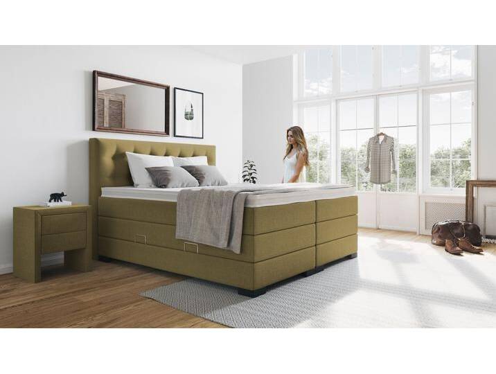 BOXSPRING WELT Bett Dalia 180x210, 4 Kopfteile, Bettkasten von Boxspring Welt