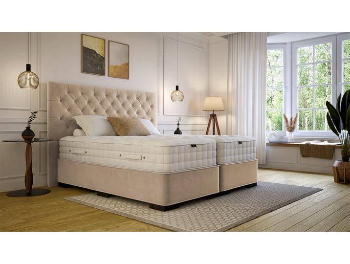 Boxspringbett Hamlet 180x220, Luxus Matratze Boxspringbett Hamlet 180x220, Luxus Matratze von Boxspring Welt