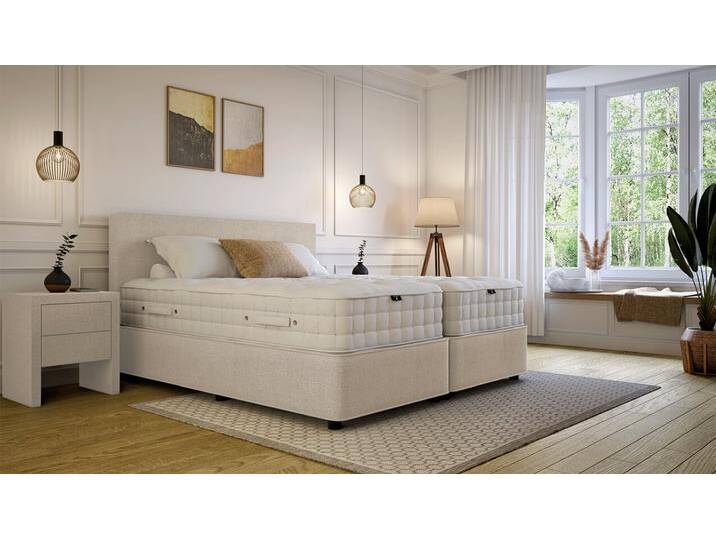Boxspringbett Hamlet 200x200, Luxus Matratze von Boxspring Welt