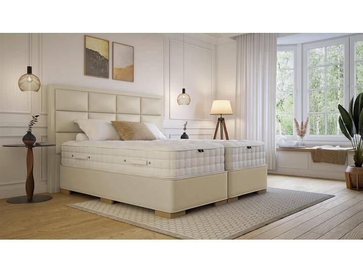 Boxspringbett Hamlet 200x200, Luxus Matratze von Boxspring Welt