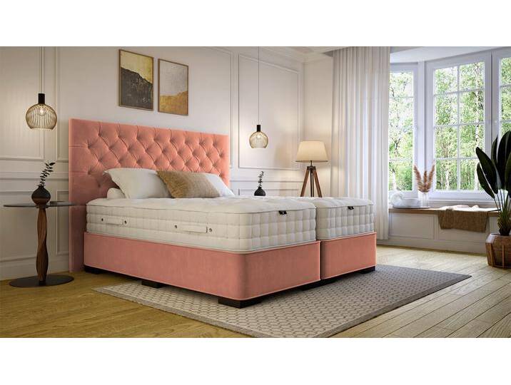 Boxspringbett Hamlet 200x210, Luxus Matratze von Boxspring Welt