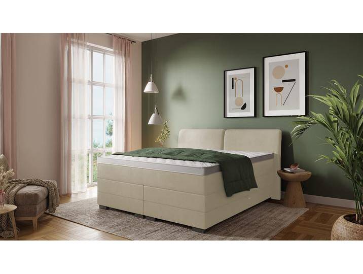 Boxspringbett Jim mit Bettkasten 160x200, alle Größen Boxspringbett Jim mit Bettkasten 160x200, alle Größen von Boxspring Welt