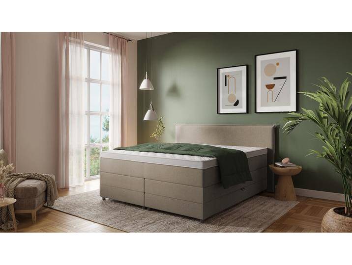 Boxspringbett Jim mit Bettkasten 160x200, alle Größen Boxspringbett Jim mit Bettkasten 160x200, alle Größen von Boxspring Welt