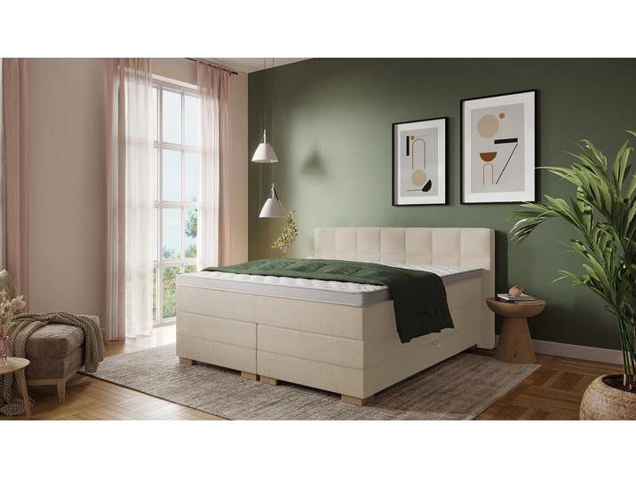Boxspringbett Jim mit Bettkasten 180x200, alle Größen Boxspringbett Jim mit Bettkasten 180x200, alle Größen von Boxspring Welt