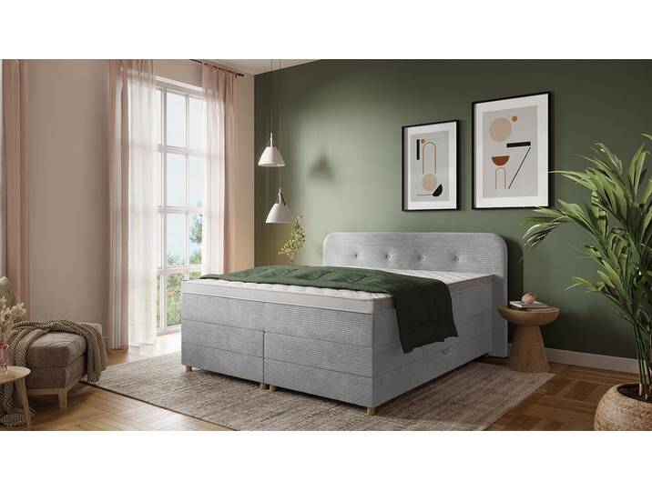 Boxspringbett Jim mit Bettkasten 200x200, alle Größen Boxspringbett Jim mit Bettkasten 200x200, alle Größen von Boxspring Welt