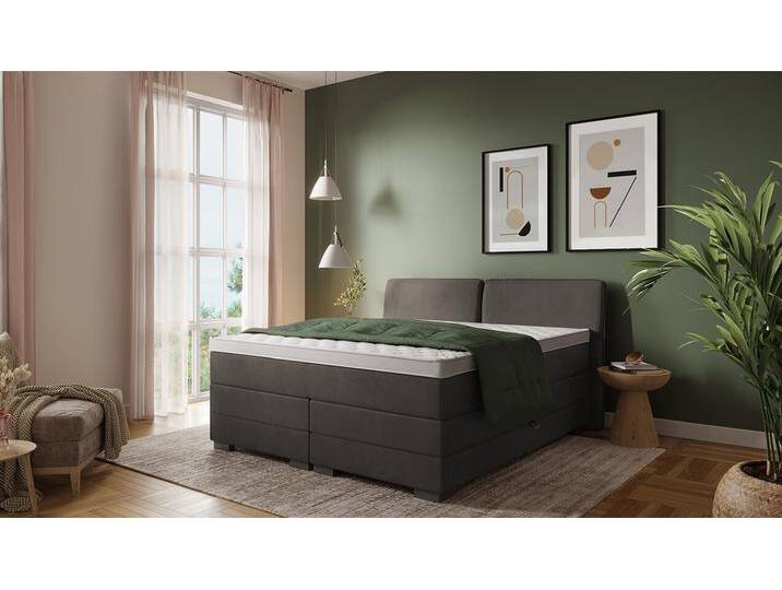 Boxspringbett Jim mit Bettkasten 240x200, alle Größen von Boxspring Welt