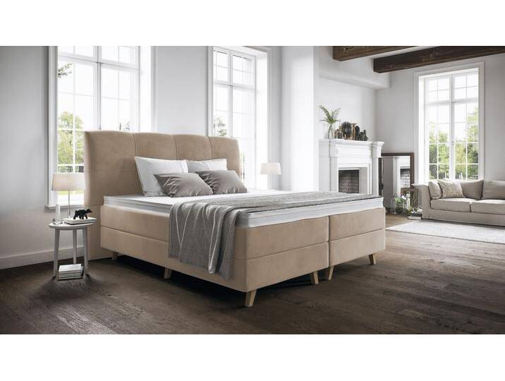 Mikrofeder BOXSPRING WELT Bett Paula 200x200, alle Größen von Boxspring Welt