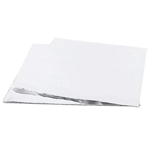 100 Stück Grillfolie verdickte hochtemperaturbeständige Aluminiumfolie Wrap Papier für BBQ Grillen Backen von Boxwizard