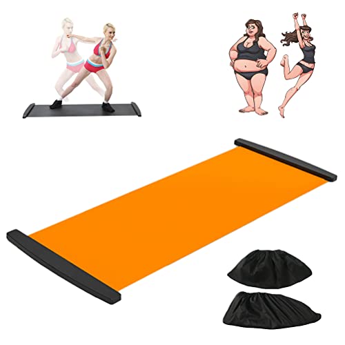 Boxwizard Slide Board mit Endstoppern Extreme Slide Board Schiebeschuhen Schuhüberzug Slimming Exercise Guide Mat für Leg Pot Training Fitness und Athletic Boxwizard Slide Board mit Endstoppern Extreme Slide Board Schiebeschuhen Schuhüberzug Slimming Exercise Guide Mat für Leg Pot Training Fitness und Athletic von Boxwizard