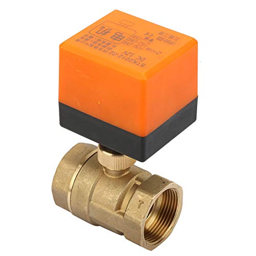 DC 12 V 2-Wege-3-Draht-Messing-Motorkugelhahn Elektrisches Ventil DN32 G1-1 / 4in DC 12 V 2-Wege-3-Draht-Messing-Motorkugelhahn Elektrisches Ventil DN32 G1-1 / 4in von Boxwizard