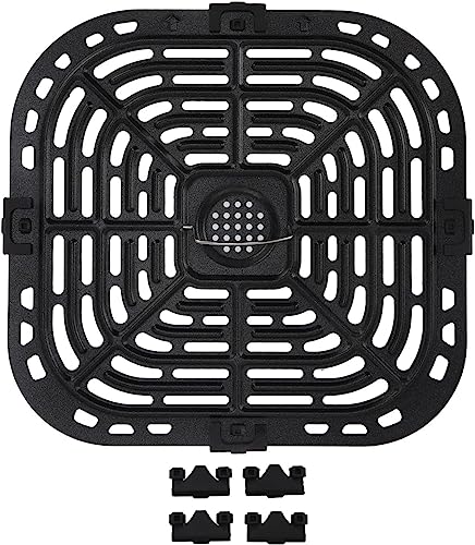 Ersatz-Grillpfanne Heißluftfritteuse, Quadratisch, 24.5 X 23.5 Cm, Grillplatte Fritteuse, Ersatz-Frittierplatte aus Edelstahl 304 von Boxwizard