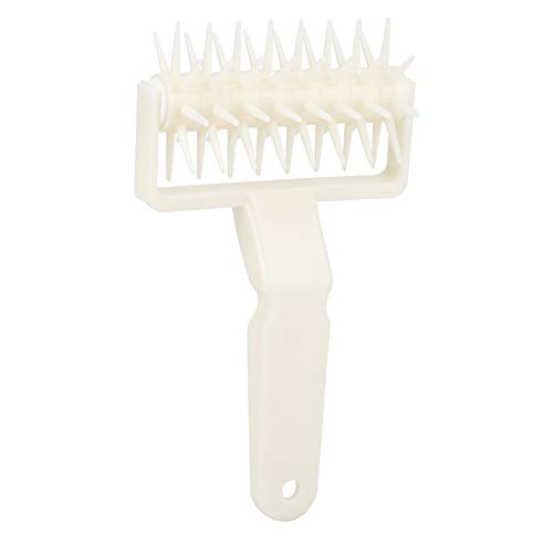 Stipproller Backhilfe Pizza Pizzateigroller DIY Kunststoff Kekse Teigrolle Gebäck Pie Nadel Räder Cutter Kuchen Brot Locher Backenwerkzeuge von Boxwizard