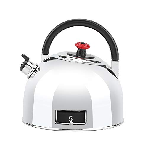 Teekannen-Timer – Teekannenform, 60 Minuten Küchentimer, Edelstahl, Mechanischer Aufzieh-Timer, Zeiterinnerung Teekannen-Timer – Teekannenform, 60 Minuten Küchentimer, Edelstahl, Mechanischer Aufzieh-Timer, Zeiterinnerung von Boxwizard
