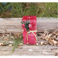 Weihnachtszeit, Weihnachtsgeschenke, Weihnachtsdekorationen, Weihnachtskerzen, Rustikale Kerzen, Weihnachten, Haus & Wohnen von BoydMercantileStyle