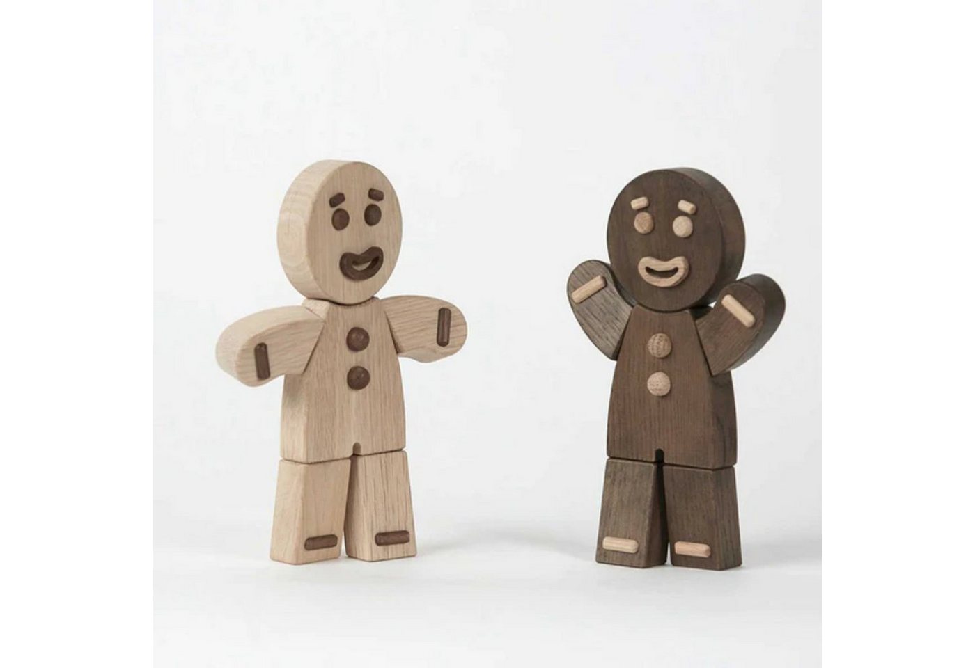 Boyhood Dekofigur Boyhood Gingerbread Man Holzfigur, Eiche, Groß von Boyhood