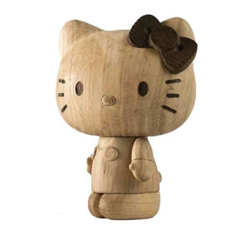Boyhood Skulptur boyhood Holzskulptur Hello Kitty Oak Klein (10cm) von Boyhood