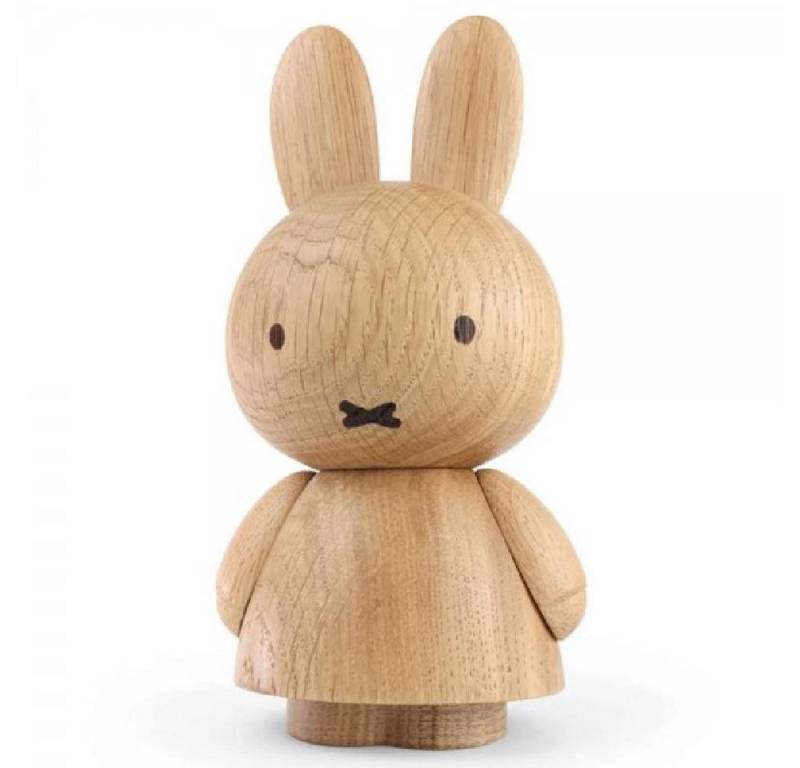 Boyhood Skulptur boyhood Holzskulptur Miffy Hase Large Eiche (24cm) von Boyhood