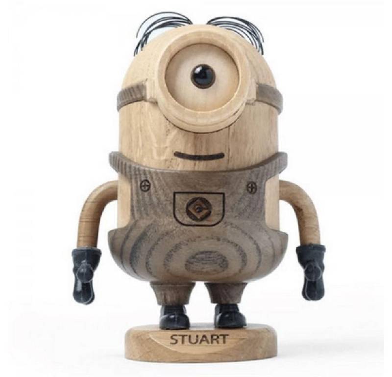Boyhood Skulptur boyhood Holzskulptur Stuart Minion Oak (12cm) von Boyhood