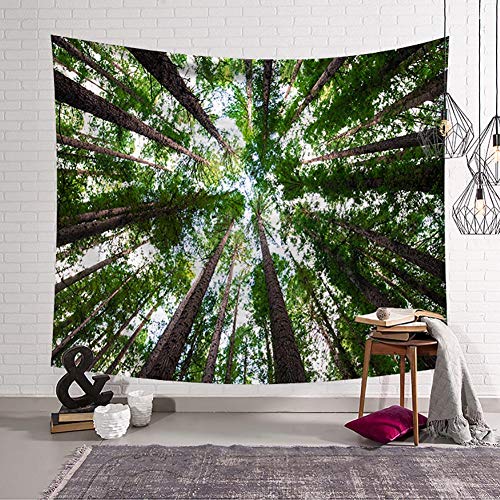 BOYOUTH Wandteppich, dichter Waldhimmel, Digitaldruck, Wandteppich für Wohnzimmer, Schlafzimmer, Wohnheim, Dekoration, 150 x 130 cm BOYOUTH Wandteppich, dichter Waldhimmel, Digitaldruck, Wandteppich für Wohnzimmer, Schlafzimmer, Wohnheim, Dekoration, 150 x 130 cm von Boyouth