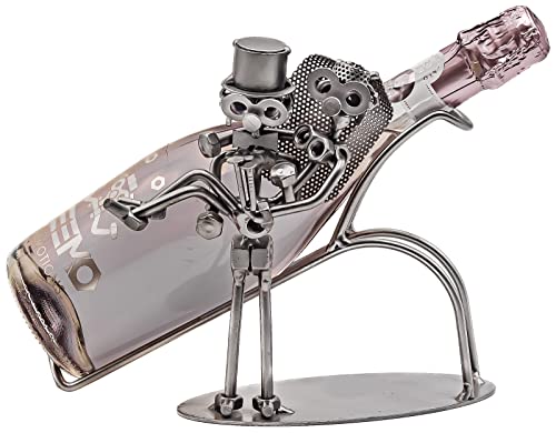 MetallART Flaschenhalter Brautpaar Hochzeit MetallART Flaschenhalter Brautpaar Hochzeit von Boystoys.de